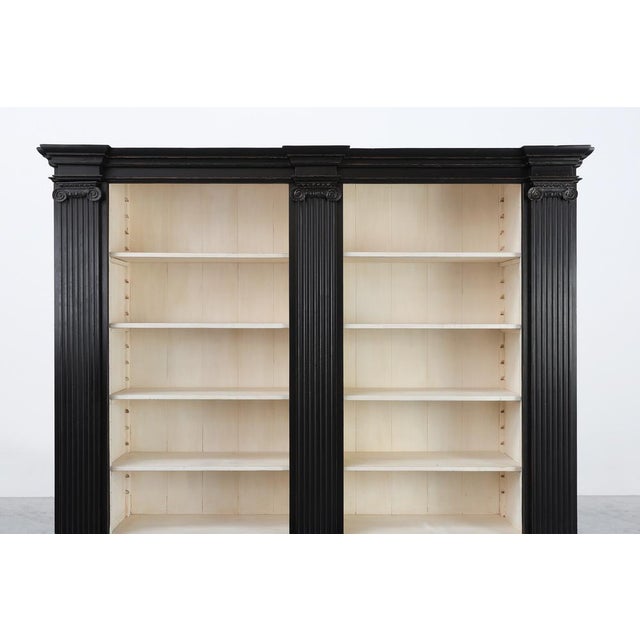 Tall Black MDF Library Cabinet, United Kingdom, 1990s For Sale - Image 9 of 16