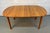 Wood Mid-Century Modern Teak Oval Extension Dining Table For Sale - Image 7 of 16