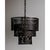 Three tiers of metal mesh create the look of a chandelier, but with an edgier, more modern aesthetic. Handcrafted and...