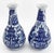 Chinese Blue and White Bottle Vases, Pair For Sale - Image 4 of 6