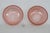 Anchor Hocking 1930s Anchor Hocking Queen Mary Pair of 2 Berry Bowls Pink Depression Era Glass For Sale - Image 4 of 12