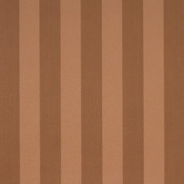 Not Yet Made - Made To Order Sample - Schumacher Edwin Stripe Medium Wallcovering In Terracotta For Sale - Image 5 of 5