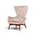 Adrian Pearsall for Craft Associates 2231-C Mid Century Walnut Wingback Lounge Chairs - Pair For Sale In Chicago - Image 6 of 12