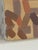 Mauve Vintage Monochromatic Abstract Painting For Sale - Image 8 of 9