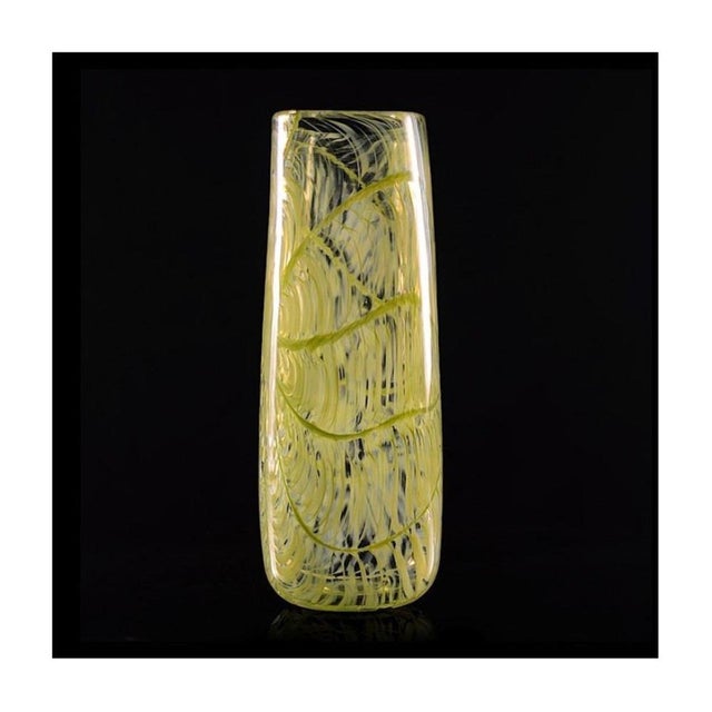 Early 21st Century Light Green Murano Glass Vase by Yourmurano For Sale - Image 5 of 6