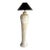 Postmodern Cream Plaster Heron Floor Lamp For Sale