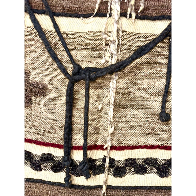 1970’s Vintage Wool Weaving For Sale - Image 11 of 17