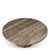 Contemporary Coffee Table in Silver Travertine Stone For Sale - Image 3 of 8