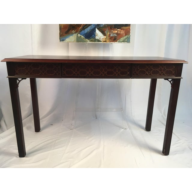 1980s Chippendale Drexel Console For Sale - Image 10 of 11