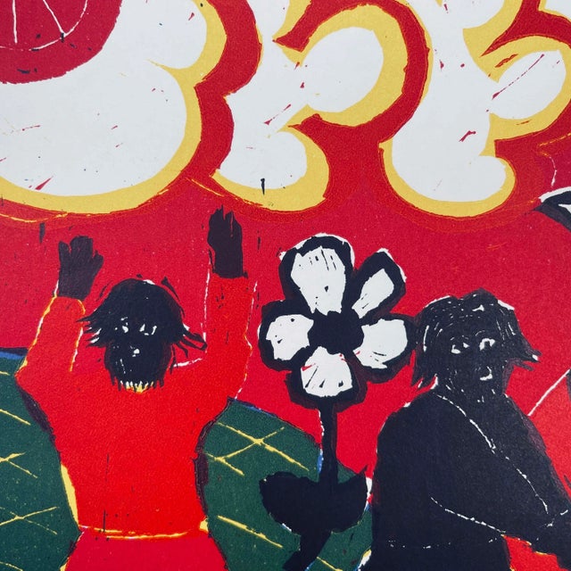 Mid-Century Modern 1967 Artist's Proof Signed and Numbered Abstract Figurative Print of Rasputin For Sale - Image 3 of 12