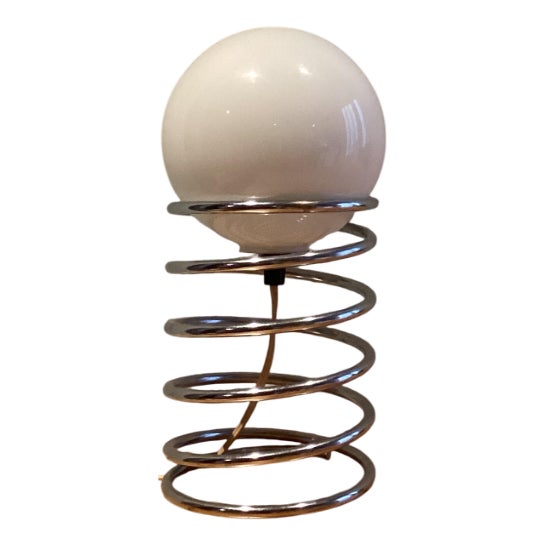 Spiral Spring Lamp, 1970 For Sale
