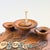 1980s Triple Neck Studio Pottery Oil Lamp Vase by Carma, 1984 For Sale - Image 5 of 12