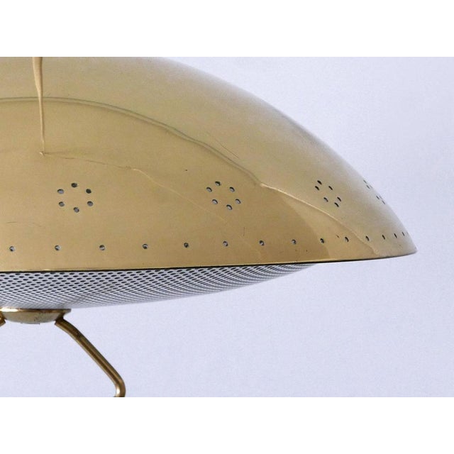 Mid-Century Modern Perforated Metal Pendant Lamp, Germany, 1950s For Sale - Image 17 of 18
