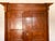 Early 19th Century Antique French Empire Armoire Walnut, Columns to Either Side Front With Bronze Gilt Mounts Also Gilt Bronze Key Hole For Sale - Image 5 of 12