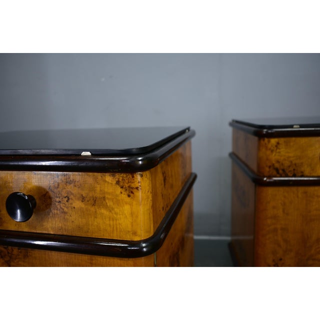 Bedside Tables by Jindrich Halabala, Former Czechoslovakia, 1940s, Set of 2 For Sale - Image 4 of 18