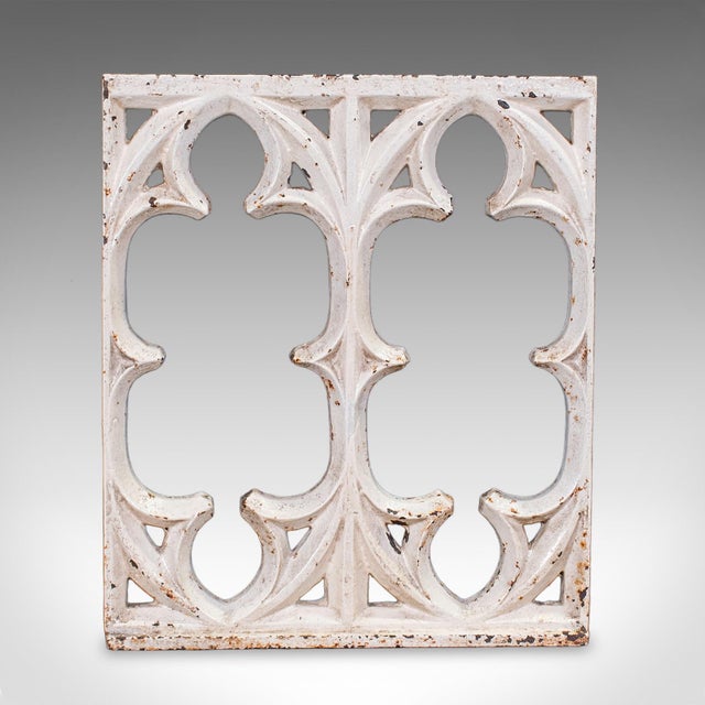 Set of 6 Secret Garden Wall Panels, English, Gothic Tracery Grille, Victorian For Sale - Image 6 of 12