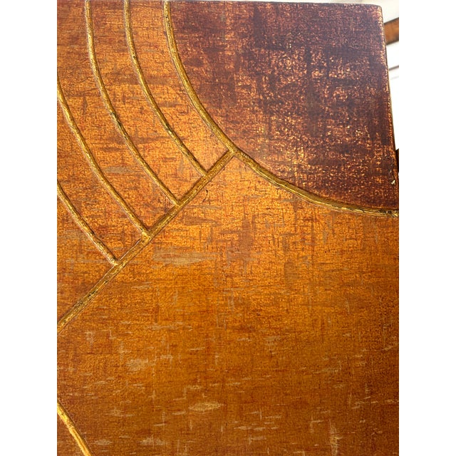 Post Modern Style Hand Crafted Gilded Wood Room Divider by James Johnston For Sale - Image 9 of 18
