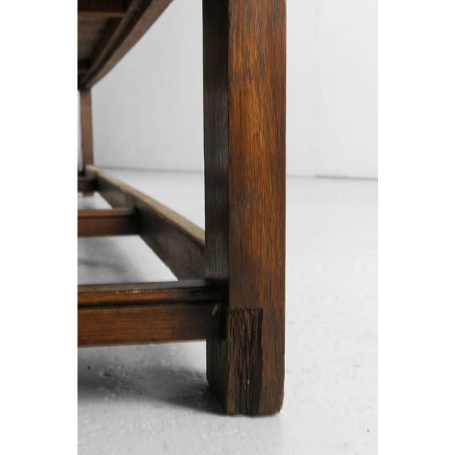 Neo-Renaissance Spanish Large Carved Oak Buffet, 1950 For Sale - Image 16 of 18