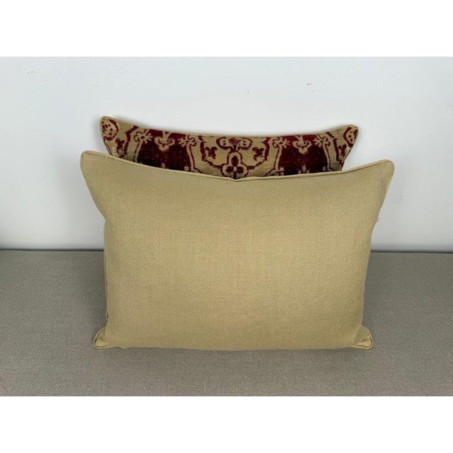 Melissa Levinson Pair of Italian Brocade Pillows For Sale - Image 4 of 7