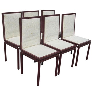 Vintage French Pierre Vandel Chairs - Set of 6 For Sale