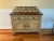 Vintage Woodland Furniture French Provincial Distressed Painted Buffet – Grape Motif For Sale - Image 9 of 9