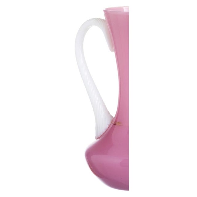 Vintage Crystal Glass Jug For Sale - Image 3 of 8