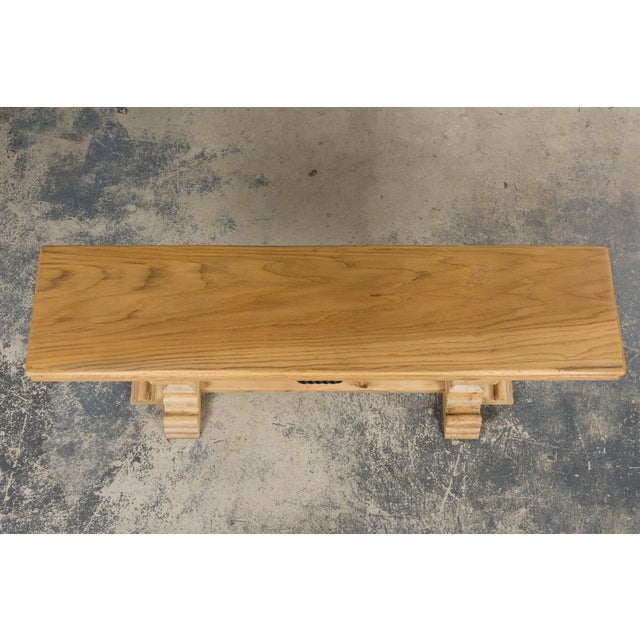 Country French Louis XIII Style Bleached Mixed Wood Folding Table For Sale - Image 4 of 18