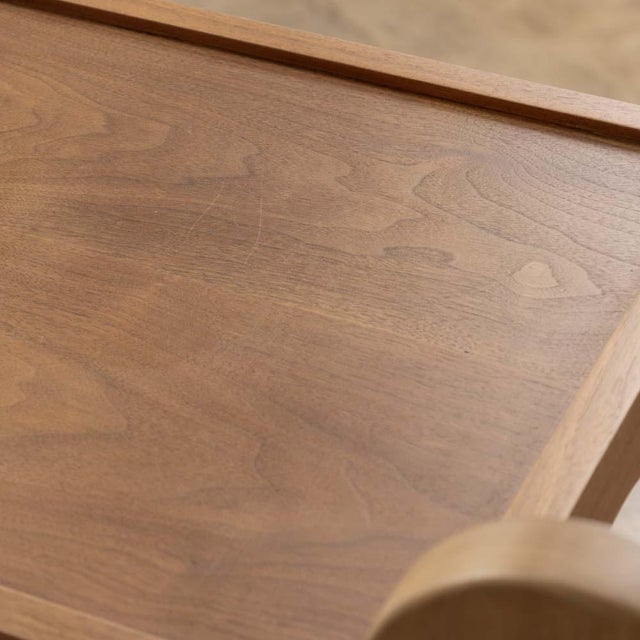 Panoplie Scalloped Bar Cart, Walnut For Sale - Image 10 of 12