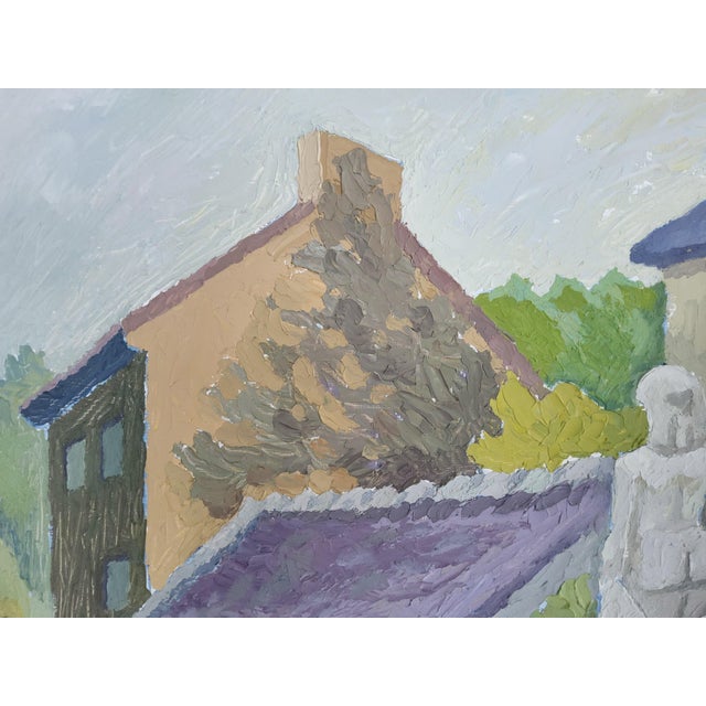 Modernist Swedish Landscape Painting by Arne Granhall 1983 For Sale In Orlando - Image 6 of 18