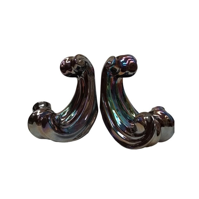 Guido Mariani, Waves, 1980s, Ceramic, Set of 2 For Sale - Image 17 of 18