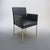 Jason 1410 Armchair Set in Black Leather by Walter Knoll, Set of 4 For Sale - Image 3 of 16