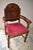 Red Art Deco Bedroom Vanity Upholstered Arm Chair by Bassett Furniture Co For Sale - Image 13 of 13