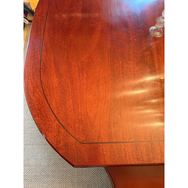 Custom Alf Sharp Dining Table With 3 Leaves For Sale - Image 14 of 16