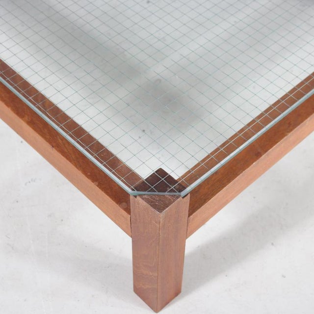 Low Wooden Coffee Table, Netherlands, 1960s For Sale - Image 5 of 9