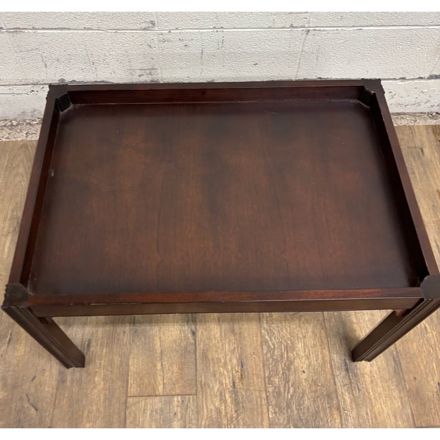 Vintage Butler Table With Removable Tray Top For Sale In Kansas City - Image 6 of 16