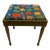 Vintage Singer Sewing Machine Stool Upholstered Seat With Vintage Bobbin Print For Sale