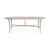 Brown Jordan Brown Jordan Calcutta 44" x 86" Oval Cast Umbrella Dining Table, Dove frame For Sale - Image 4 of 11