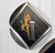 1950s Mid-Century Atomic Aluminum & Black Enamel Ballet Dancer Wall Plaque - A Pair For Sale - Image 5 of 8