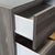 Wood Modrest Modern 6-Drawer Dresser in Gray Wood Finish For Sale - Image 7 of 10