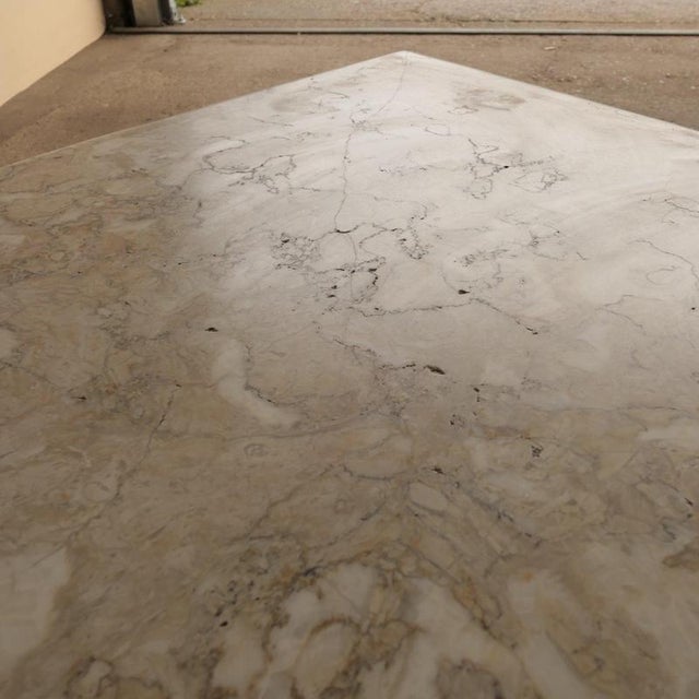 2-Tone Travertine Coffee Table For Sale - Image 10 of 18