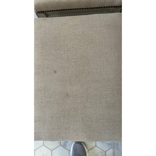 Late 20th Century Louis Style Upholstered Benches, 2 Pieces For Sale - Image 12 of 15