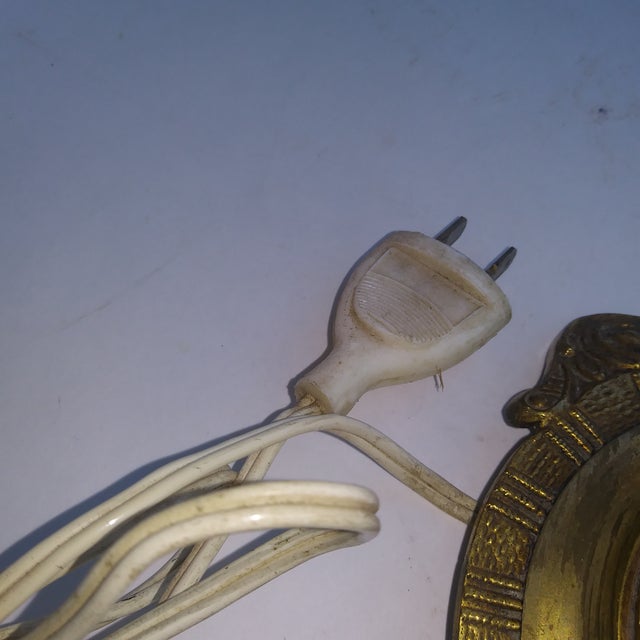 Mid 20th Century French Rococo Style 5 Light Candelabra Lamp For Sale - Image 11 of 18