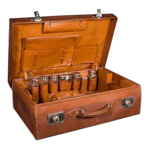 1920's Antique Gentleman's Valet Suitcase