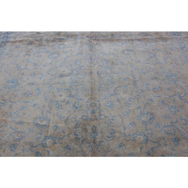 1940s Vintage Weaving Floor Rug For Sale - Image 12 of 13