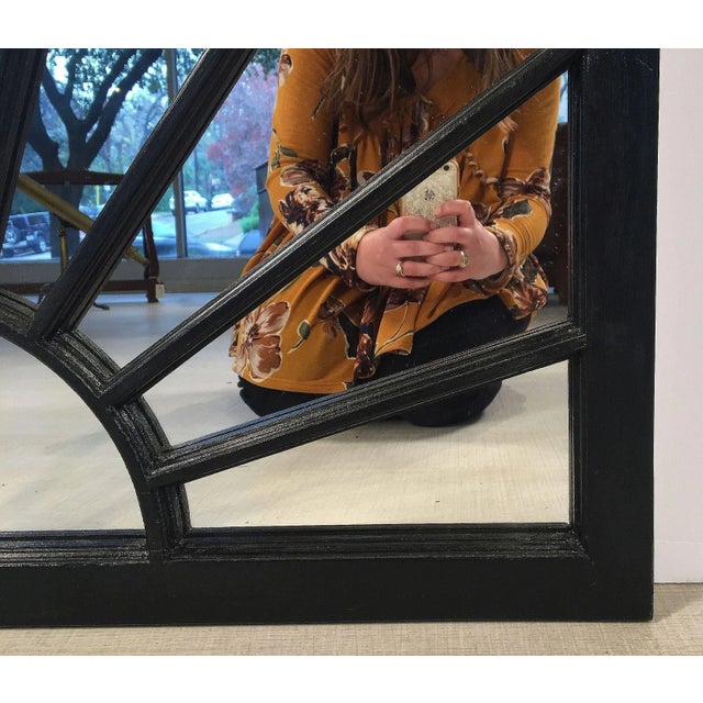 English Rectangular Black Frame Mirrors (H 48 3/4 x W 35 3/4) For Sale - Image 9 of 11