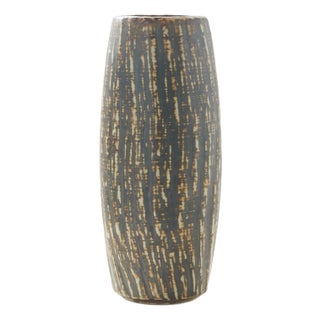 Brown & Yellow Vase by Gunnar Nylund for Rörstrand For Sale