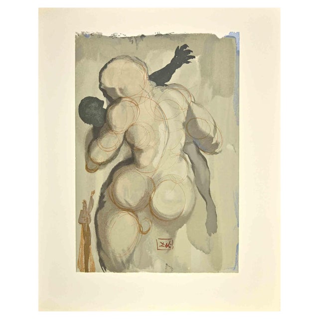 Salvador Dali, Violence, Woodcut, 1963 For Sale