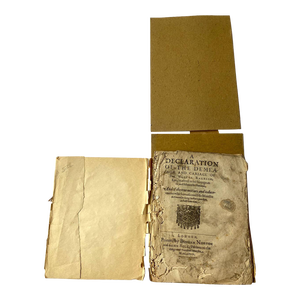 Rare 1st Edition Book: A Declaration of the Demeanor by Sir Walter Raleigh & Francis Bacon
