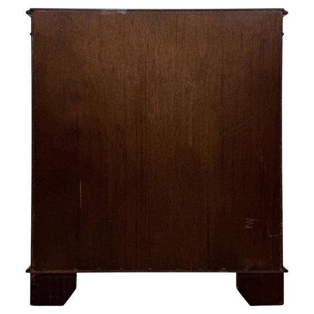 Gold Antique Early 20th Century English Edwardian Display Bookcase For Sale - Image 8 of 11