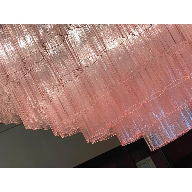Pink Pink Tronchi Murano Glass Chandelier by Simoeng For Sale - Image 8 of 13